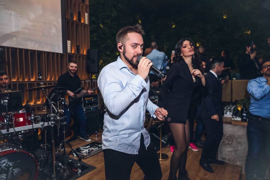 Igor Simić i bend na Big Blue korporativnoj zabavi